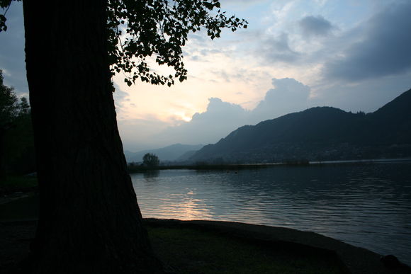 Sunset at Lago d'Iseo