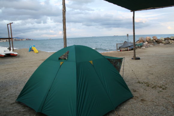 Camping at the Riviera in Savona